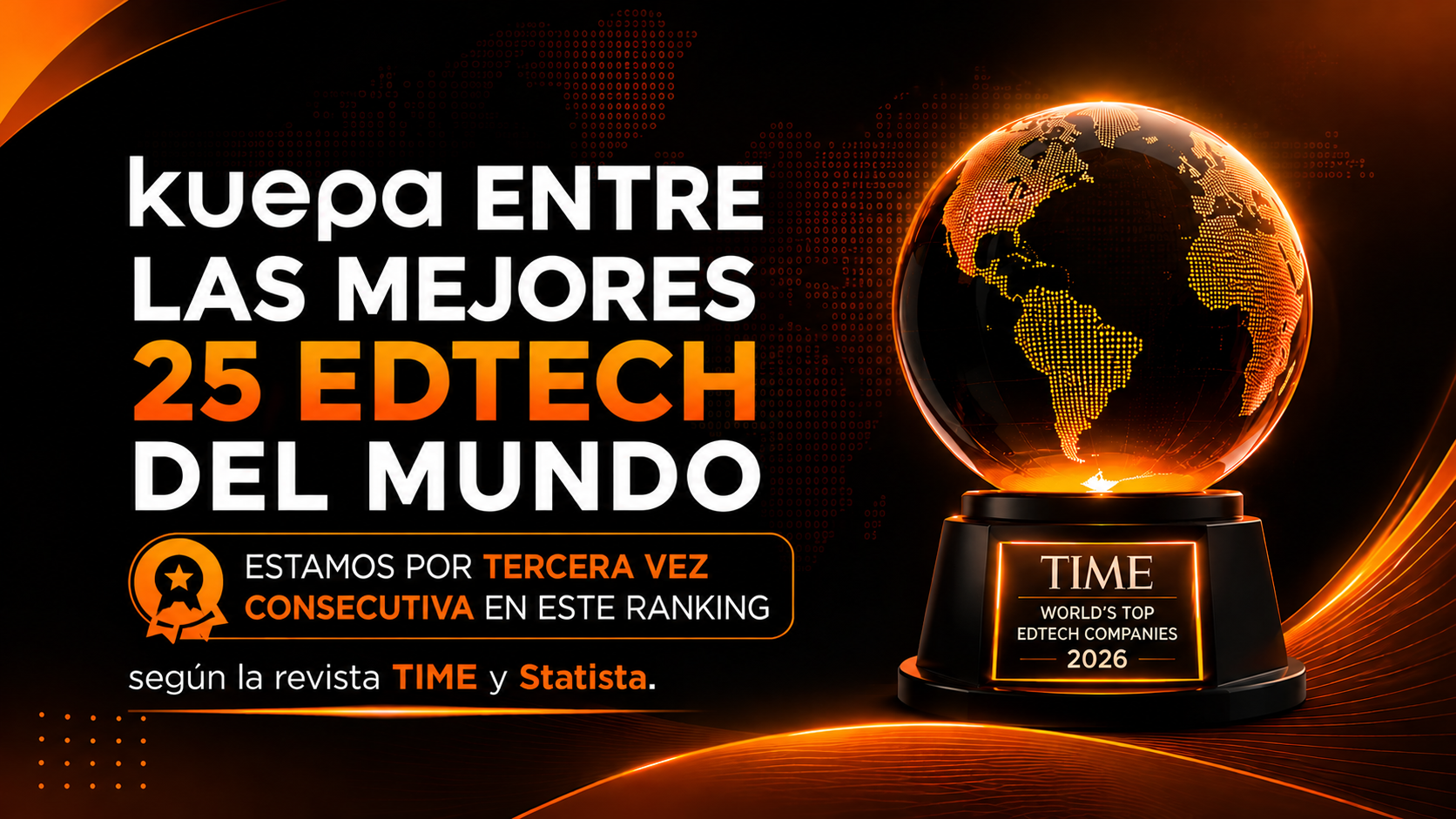 ¡Orgullo Latinoamericano! Kuepa se consolida entre las mejores EdTech del mundo según la revista TIME y Statista